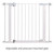 Safety 1ˢᵗ Easy Install Auto-close Gate, White