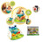 Faci Sit-me-up Floor Seat With 2 Linkable Toys, Citrus Frog