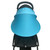 Yesbay Baby Stroller Pram Pushchair Windproof Sun Shield Visor Sunshade Canopy Cover,blue