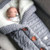Newborn Baby Infant Knit Swaddle Wrap Swaddling Blanket Winter Warm Sleeping Bag
