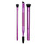 Real Techniques Eye Shade & Blend Makeup Brush Trio, For Layering Powder Shadows Evenly, Shaping & Grooming Brows, Defined Makeup Look, 3 Count