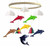 Hanging Dolphin Nursery Ceiling Wind Chime Bed Rattle Cartoon Baby Crib Mobile