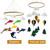 Hanging Dolphin Nursery Ceiling Wind Chime Bed Rattle Cartoon Baby Crib Mobile