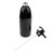 Carbonated Seltzer Water Bottles Charger Fizzy Water Beverage Cocktail Black