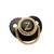 Cheerom Baby Pacifier 26 Letter Name Initials Silicone Baby Pacifier Golden Shiny Newborn Pacifier