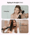 Terviiix Hair Crimper With 4 Plates, Volumizing Crimper Hair Iron With 5 Heat Settings