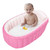 Ibaste New Style Portable Bathtub Inflatable Children Bath Tub Bottom Cushion Keep Warm Folding With Air Pump Babies Bathroom Use