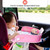Superhomuse Kids Travel Tray Car Seat Table With Pockets Tablet Holders And For Waterproof Food & Snack Kids Lap Tray Table, 42*32*8cm, Road Trip Activities Toddlers & Big Kids For Years