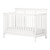 South Shore Coastal Baby Crib With Toddler Rail, White
