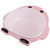 Foldable Baby Infant Chick Washbasin Shower Footbath Foot Basin Pink