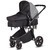 Costway 2 In 1 Folding Aluminum Baby Stroller Buggy Newborn Travel Pushchair Gray