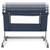 Dream On Me Waves Bassinet And Bedside Sleeper And Playard , Compact Portable And Travel Friendly , Grows With Baby, Blue