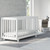 Storkcraft Beckett 3 In 1 Convertible Baby Crib, White
