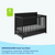 Graco Hadley 5-in-1 Convertible Baby Crib With Drawer Black