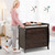 3 Drawer Baby Changing Table Infant Diaper Changing Station W/ Safety Belt Brown