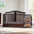 Graco Solano 5-in-1 Convertible Baby Crib & Changer Espresso