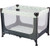 Dream On Me Zodiak Portable Playard With Carry Bag & Shoulder Strap, Grey