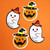 Cheers.us 50pcs Pumpkin Ghost Lollipop Cards Cute Halloween Lollipop Card Holder Diy Candy Sweets Holders Lollipop Cards Decoration For Children Toddler Kids