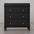Little Seeds Rowan Valley Linden 3-drawer Changing Table, Black