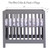 Lambs & Ivy Woodland Forest Animals White/gray Cotton Fitted Mini Crib Sheet