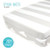 Fitted Cotton Crib Sheets 2 Pack "stripes & Clouds" By Mumby