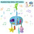 Pengxiang Newborn Stroller Hanging Rattle Toy Baby Crib Musical Mobile Infant Sensory Rattle Nursery 0-3 -6-12 Months Baby Girl Baby Boy Toys,rotating Hanging Bell Plush Bed Hanging-ocean World