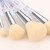 Bsroluna 10 Pcs Crystal White Makeup Brushes Set Ideal Make Up Brushes And Tools For Women High Quality