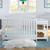 Graco Solano 5-in-1 Convertible Baby Crib And Changer With Drawer, White