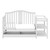 Graco Solano 5-in-1 Convertible Baby Crib And Changer With Drawer, White