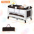 Topbuy Baby Crib Infant Bassinet Bed Folding With Carry Bag Coffee