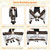 Topbuy Baby Crib Infant Bassinet Bed Folding With Carry Bag Coffee