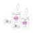 Podee Hands Free Baby Bottle - Anti-colic Feeding System 4 Oz (2 Pack - Pink)