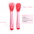 Baby Spoons And Forks Feeding Set, 2 Set Safety Pp Temperature Sensing Spoon Baby Flatware Kids Tableware Infant Feeding Tools