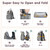 Camp With Pro Waterproof Changing Station Backpack Diaper Bag, Solid Print