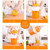 Portable Manual Citrus Juicer For Orange Lemon Fruit Squeezer 300ml Orange Juice Manual Citrus Juicer Fruit Squeezer Citrus Orange Lemon Manual Easy To Operate Portable Durable Convenient  1pc