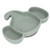 Baby Suction Plate, Safe Odorless Silicone Material Elephant Suction Plate Self Feeding Elephant Shape  For Home Green