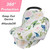 Multi-use Nursing Cover, Amerteer Car Seat Canopy, Shopping Cart, High Chair, Stroller And Carseat Covers For Boys Or Girls- Best Stretchy Infinity Scarf And Shawl- Multi Use Breastfeeding Cover