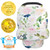 Multi-use Nursing Cover, Amerteer Car Seat Canopy, Shopping Cart, High Chair, Stroller And Carseat Covers For Boys Or Girls- Best Stretchy Infinity Scarf And Shawl- Multi Use Breastfeeding Cover