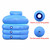 Oukaning Foldable Pvc Inflatable Bathtub Portable Adult Bathtub Blue Detachable Dryable