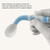 Grofry Baby 1 Set Training Tableware Suction Cup Bottom Bending Handle Bpa Free Infant Training Feeding Spoon Fork Set For Infant