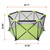 Image Baby Gate Portable Playard Play Pen Lightweight Mesh Baby Playpen With Carrying Case For Infants And Babies