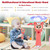 Infans Baby Walker Sit-to-stand Learning Walker W/ Projection Music Wand Red