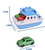 Fun Little Toys Toy Boat Bath Toys,summer Toys For Toddlers,xmas,birthday Gifts For Boys
