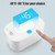 2x Portable Warmer Top Heating Silent For Use -