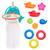 Spark. Create. Imagine. Bath Activity Toy Set, Narwhal Theme, 10 Pieces
