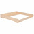 Costway 31'' Changing Table Top Dresser Infant Baby Nursery Diaper Station Kit Yellow New