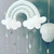 Pendant Toy Baby Crib Nursery Accessories Mobile Hanging Props Cloud Raindrop