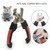 Professional Pet Dog Nail With Lock Grooming Scissors Clippers For Animals Cats Size S