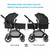 Costway 2 In1 Foldable Baby Stroller Kids Travel Newborn Infant Buggy Pushchair Black