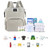 Vbiger Adjustable Shoulder Strap Insulated Pockets Large Capacity Stylish Backpack Diaper Bag, Gray